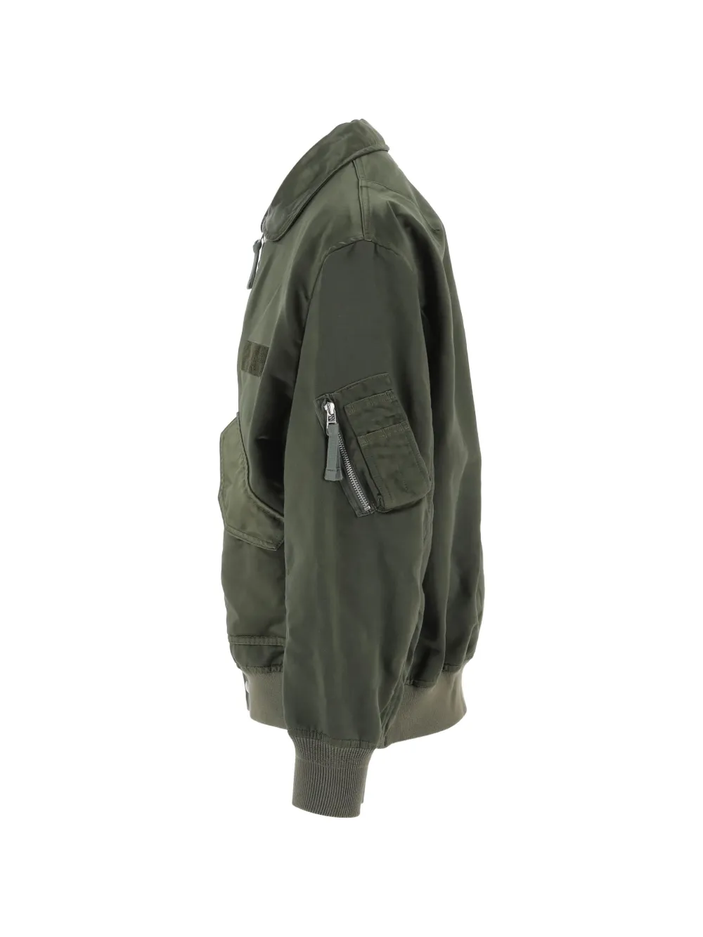 Comme des Garçons Homme Bomberjack met klepzak Groen
