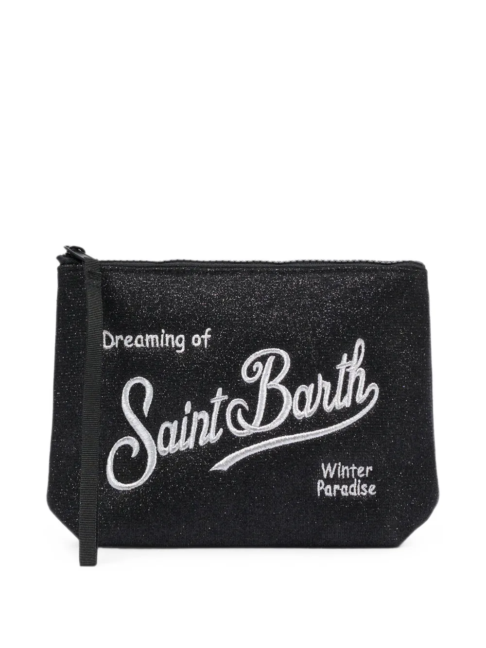 MC2 Saint Barth Kids pochette Aline à effet paillette - Noir
