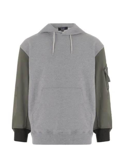 Comme des Garçons Homme contrast-sleeve hoodie