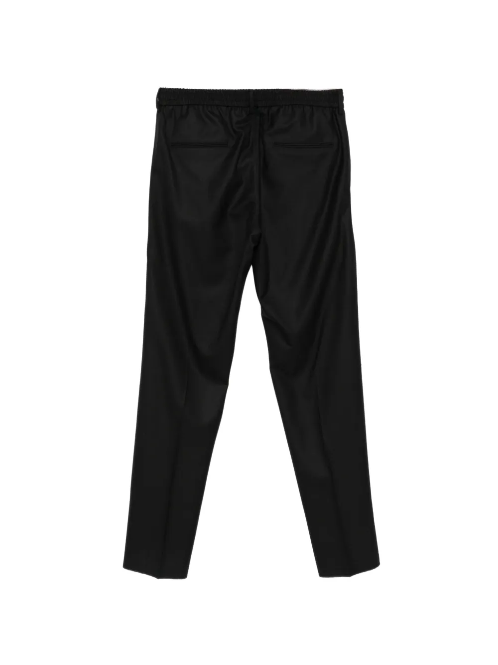 Tagliatore drawstring-waist pleated trousers Zwart