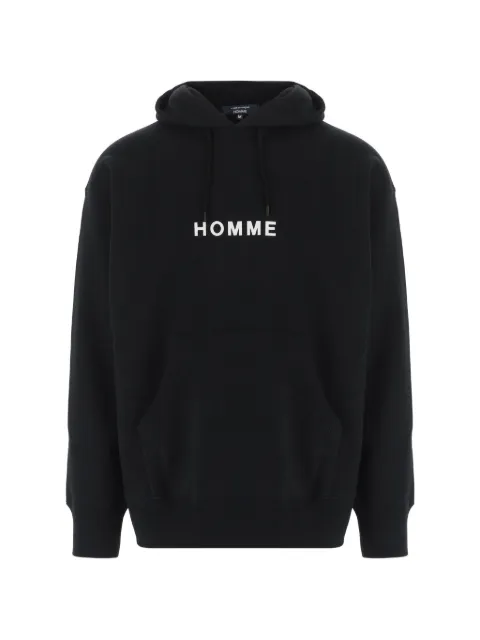 Comme des Garçons Homme logo-print cotton hoodie