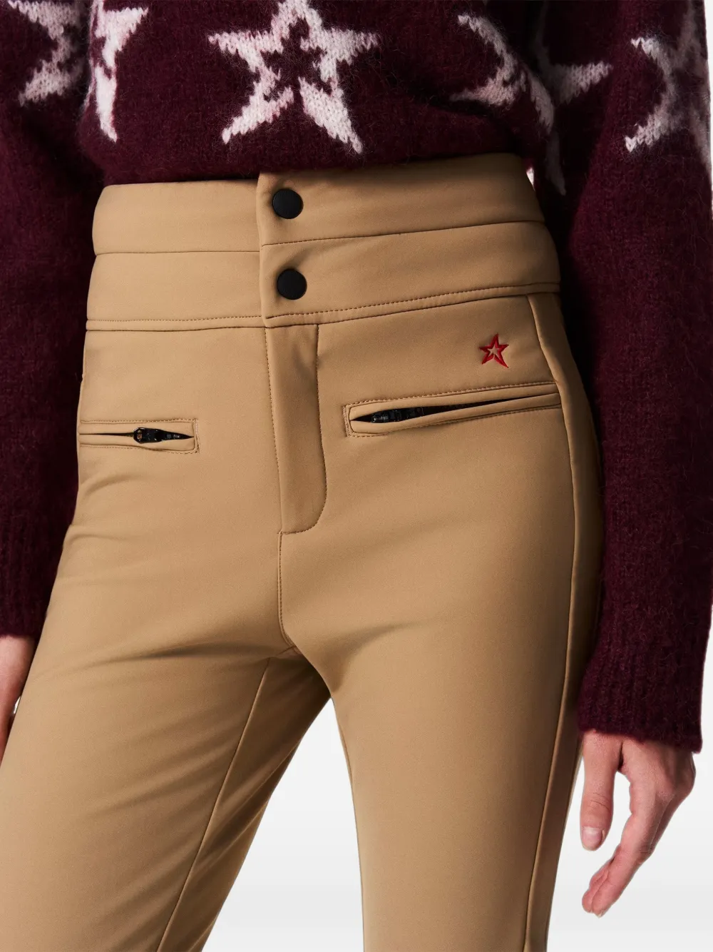 Perfect Moment Aurora high waist flared skibroek Beige