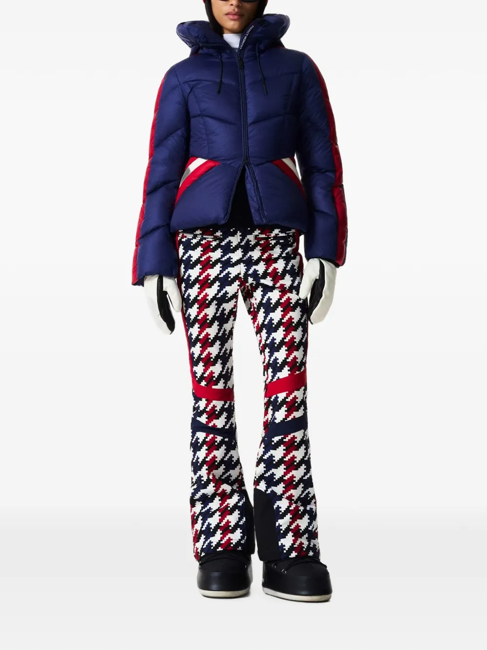 Perfect Moment Duvet gewatteerd ski-jack Blauw