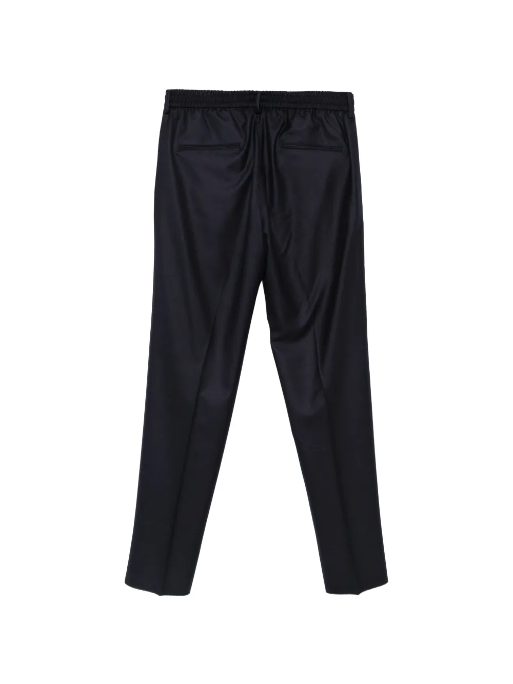 Tagliatore pleated drawstring trousers Blauw