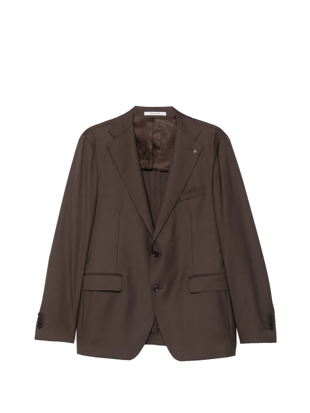 Tagliatore single-breasted notched-lapels suit - Marrone