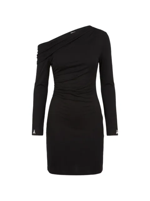 Patrizia Pepe draped wool blend midi dress