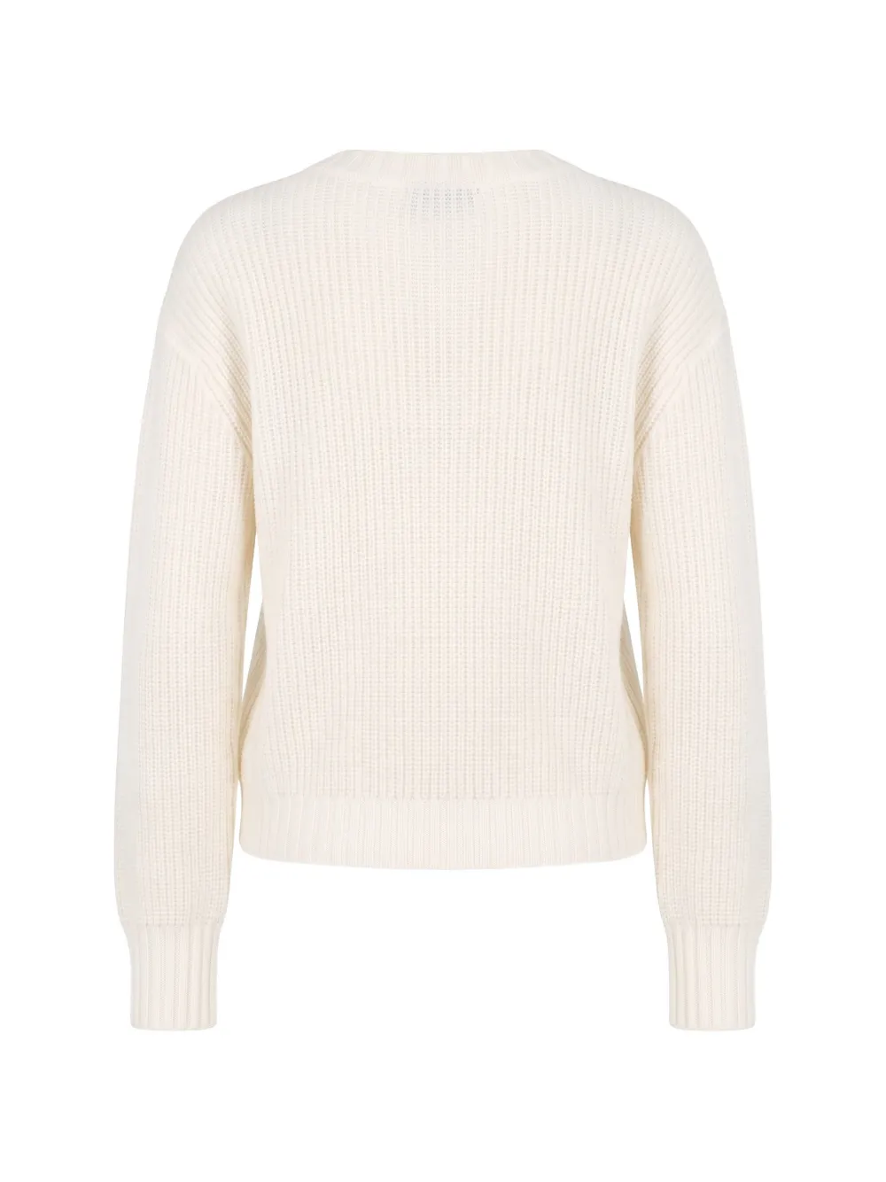 Patrizia Pepe Ribgebreide trui Beige
