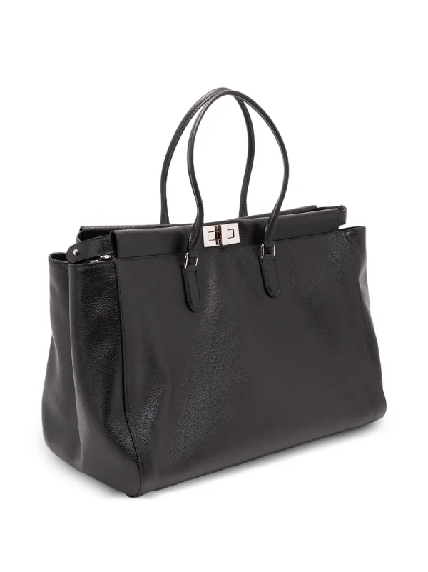 FENDI ピーカブー ハンドバッグ ブラック FENDI ピーカブー レザーハンドバッグ | ブラック | FARFETCH JP