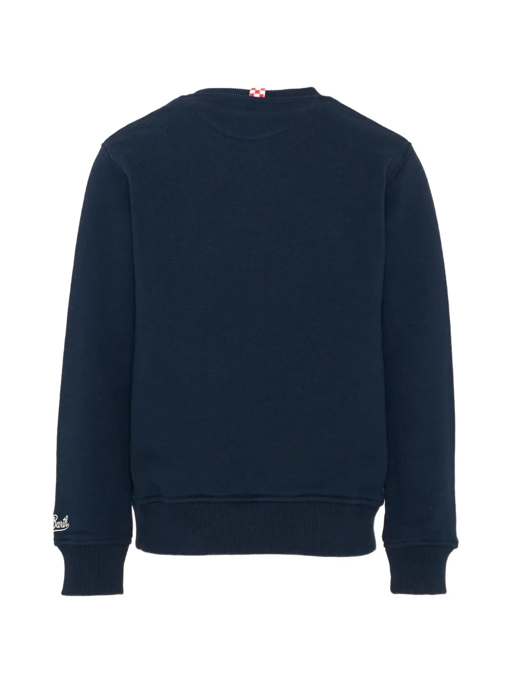 MC2 Saint Barth Kids Hutton sweater met teddy-patch Blauw