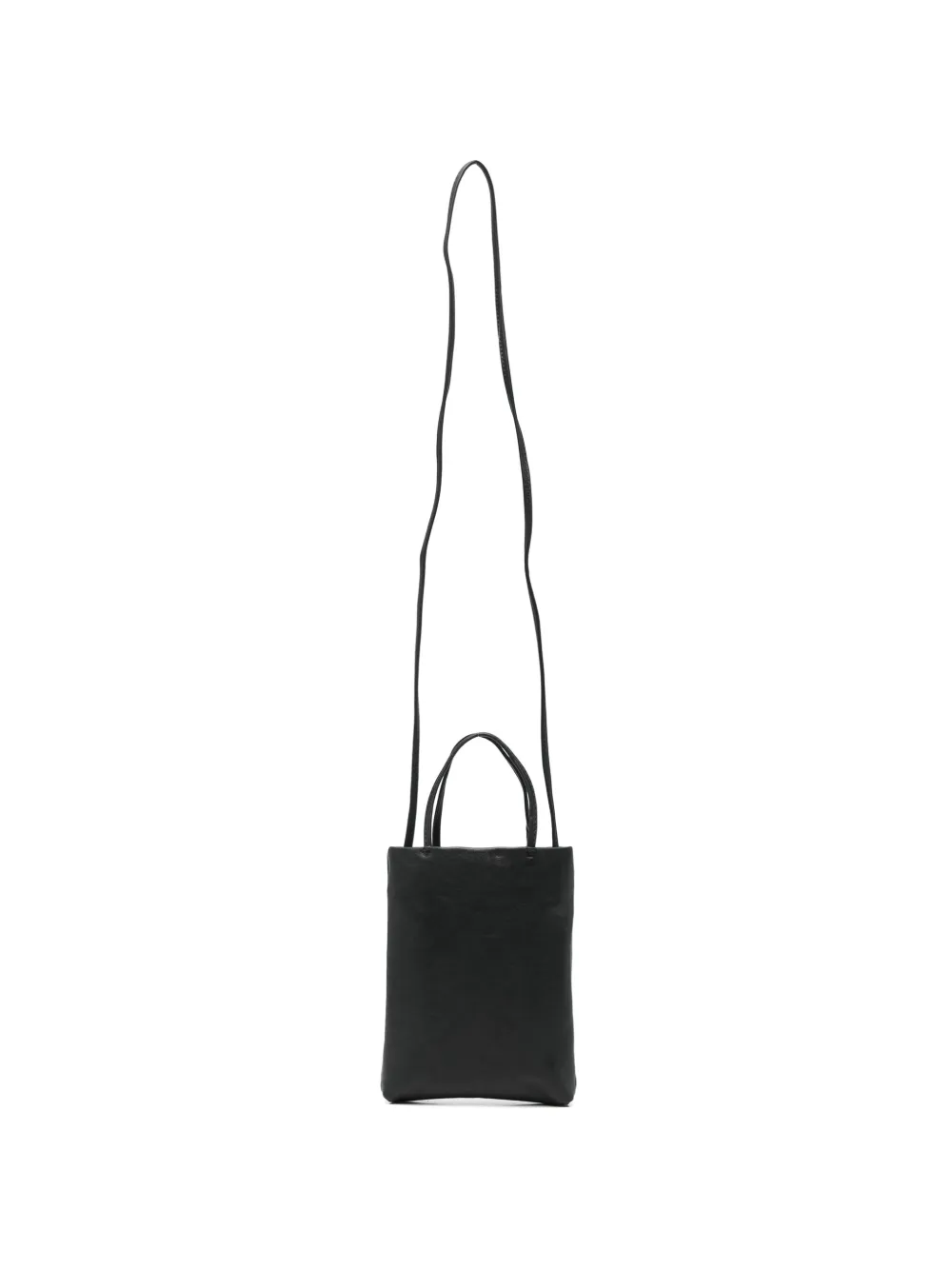 Eleh Borsa a spalla con effetto stropicciato - Nero