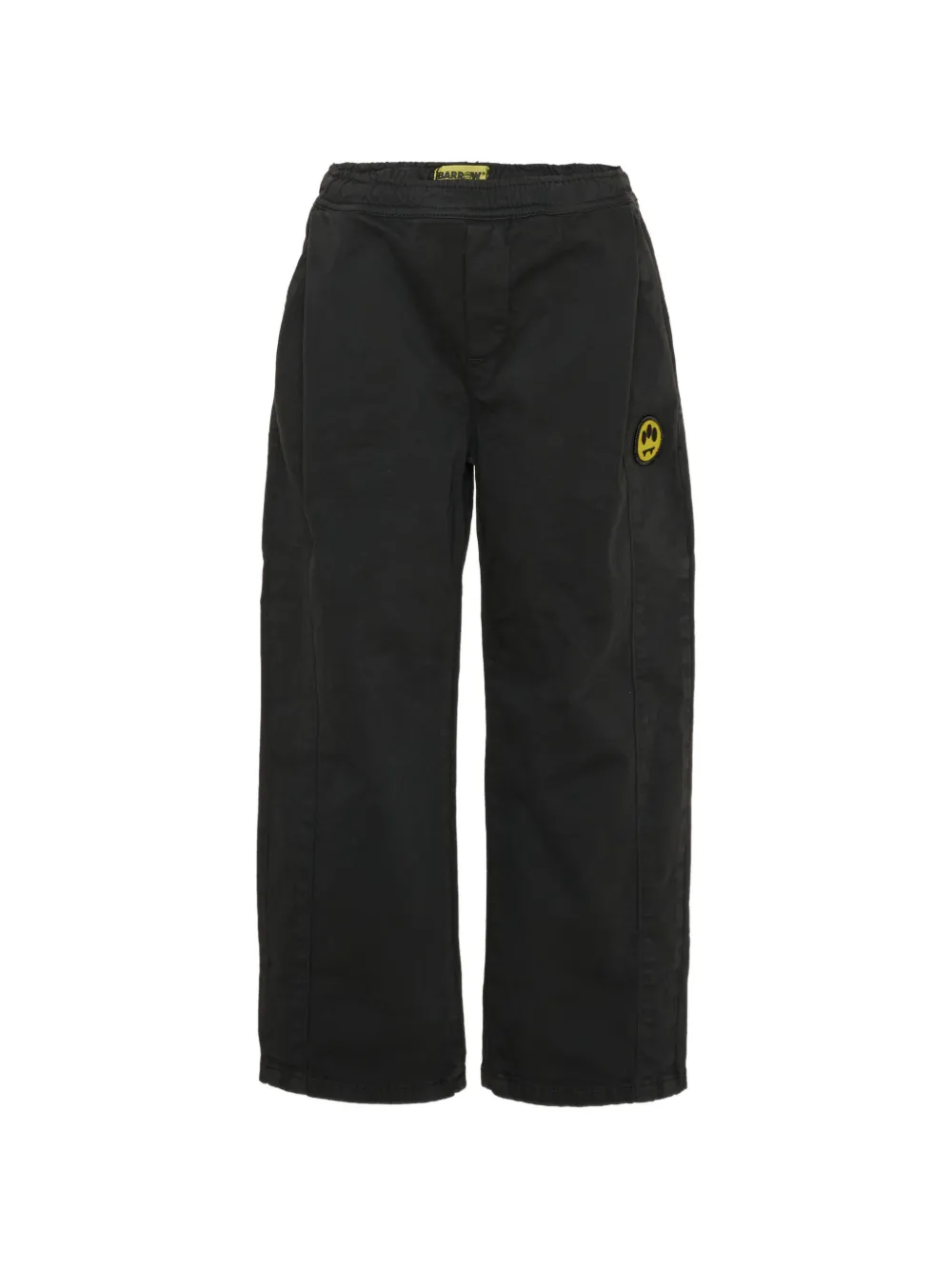 Barrow kids logo-patch trousers - Nero
