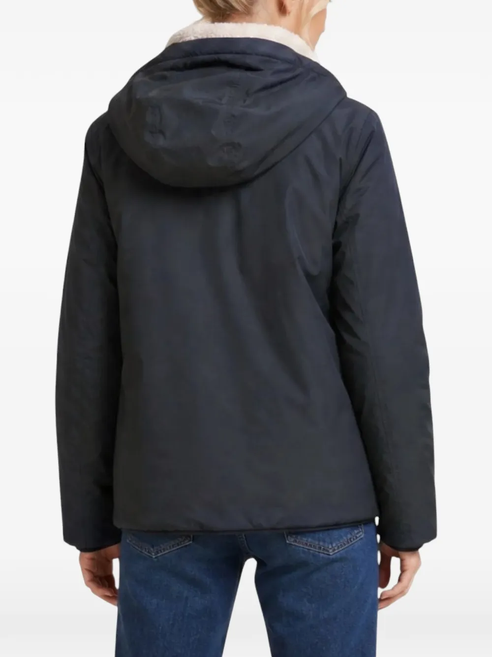 K-Way Marlette Twill jack met capuchon Grijs