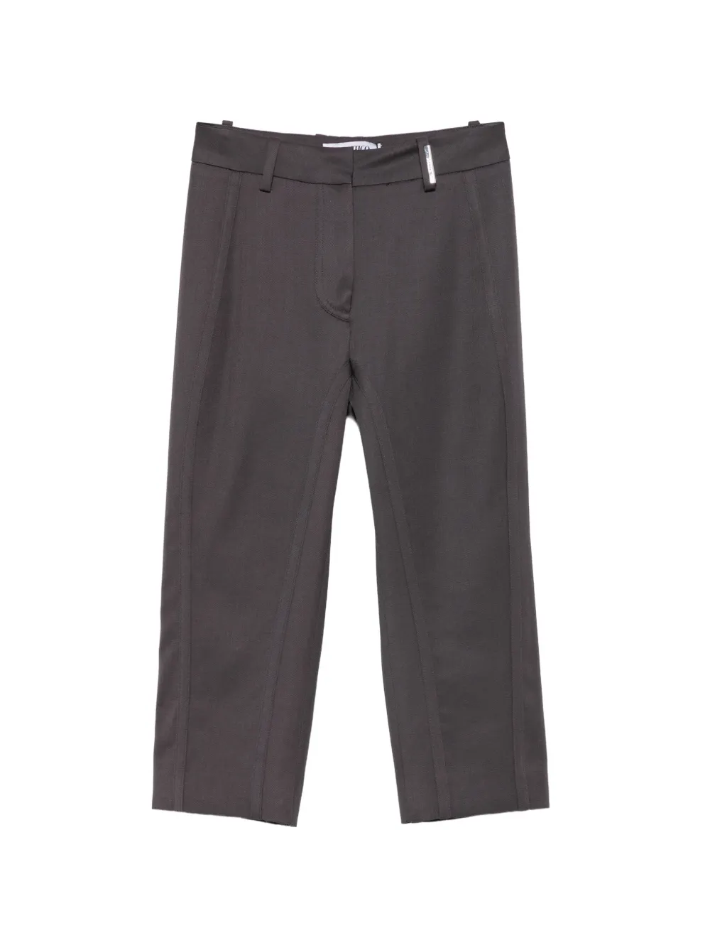 The Attico Knielange shorts met naaddetail Paars
