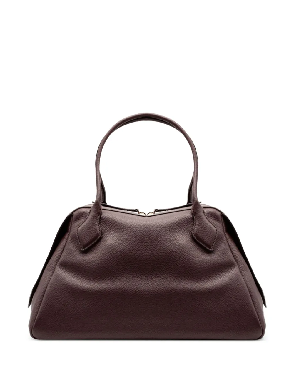 MINOBOSSI large Abigail grained leather tote bag - Brown