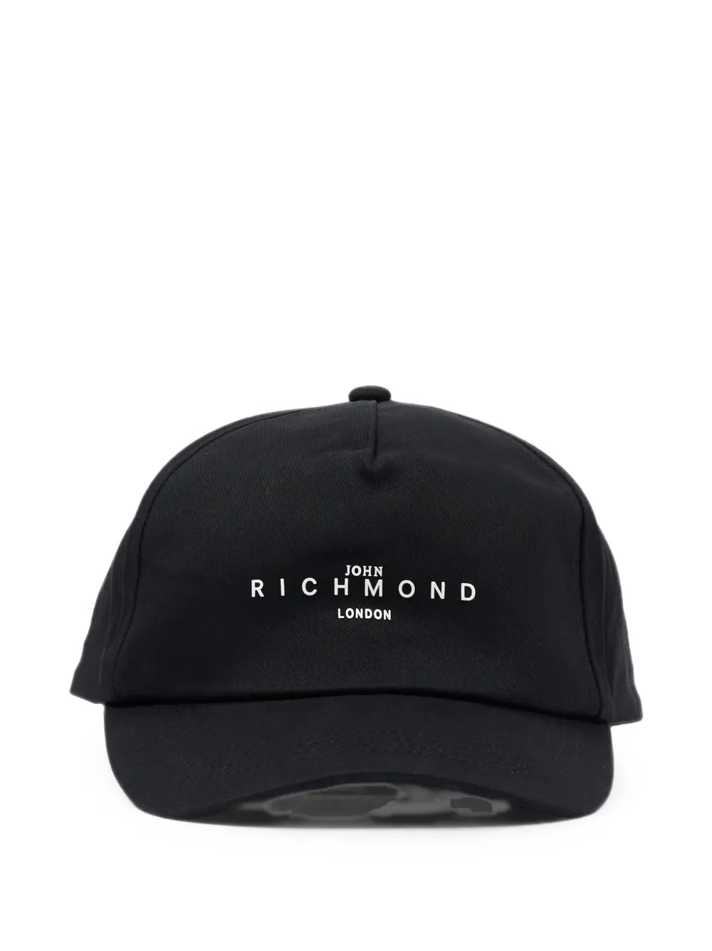 John Richmond Junior casquette à logo imprimé - Noir John Richmond Junior casquette à logo imprimé - Noir