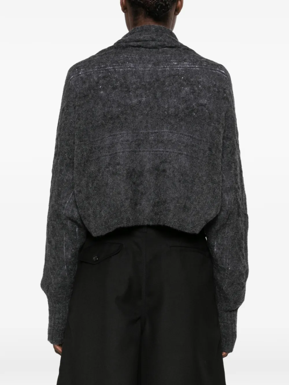 Yohji Yamamoto ファインニット オープンフロント カーディガン