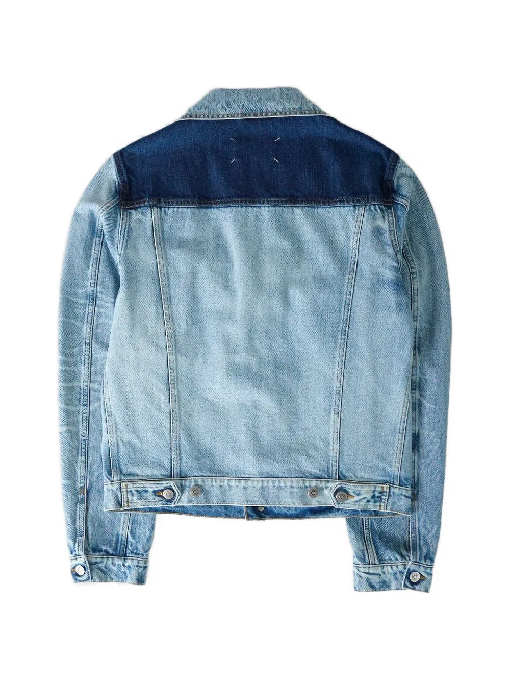 Maison Margiela Patchwork denim jack Blauw