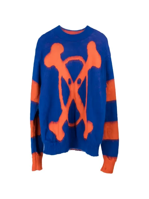 Walter Van Beirendonck Crossed Bones sweater