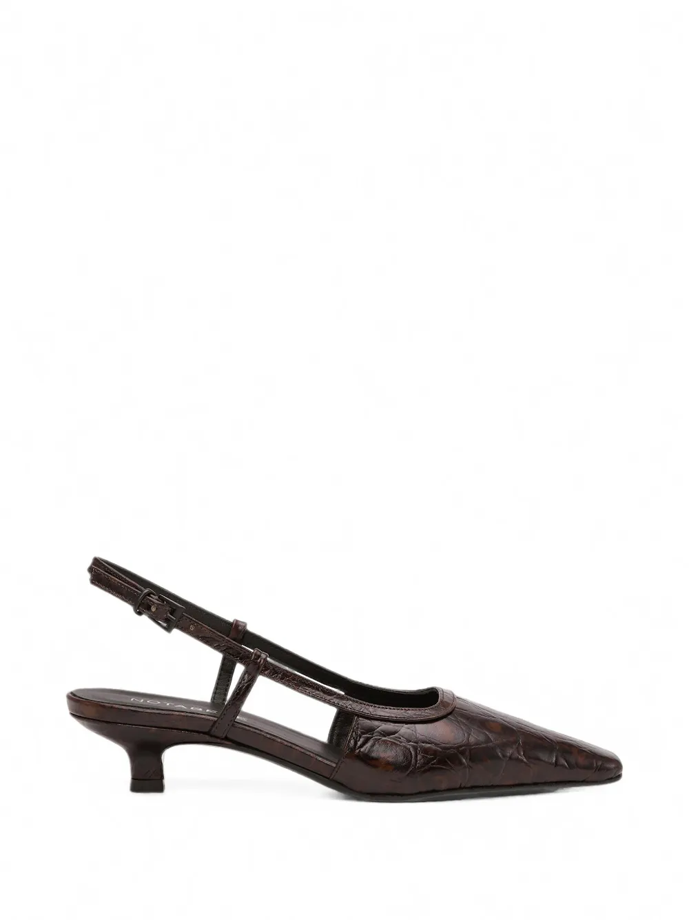 Notabene Elena leather slingback pumps