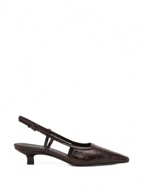 Notabene zapatillas Elena de piel con tira trasera