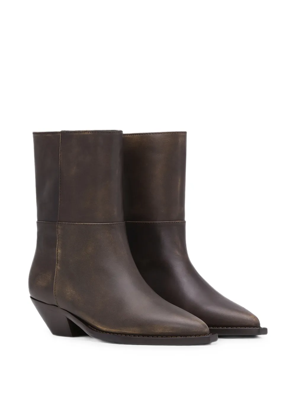 Notabene Alouette leather ankle boots Bruin