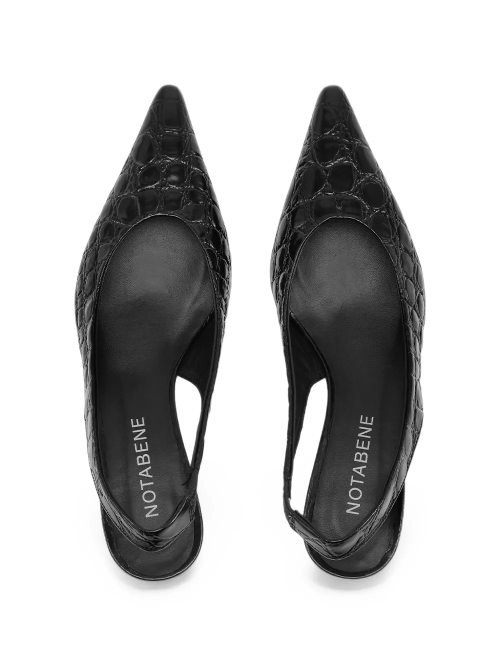 Notabene Elva slingback pumps Zwart
