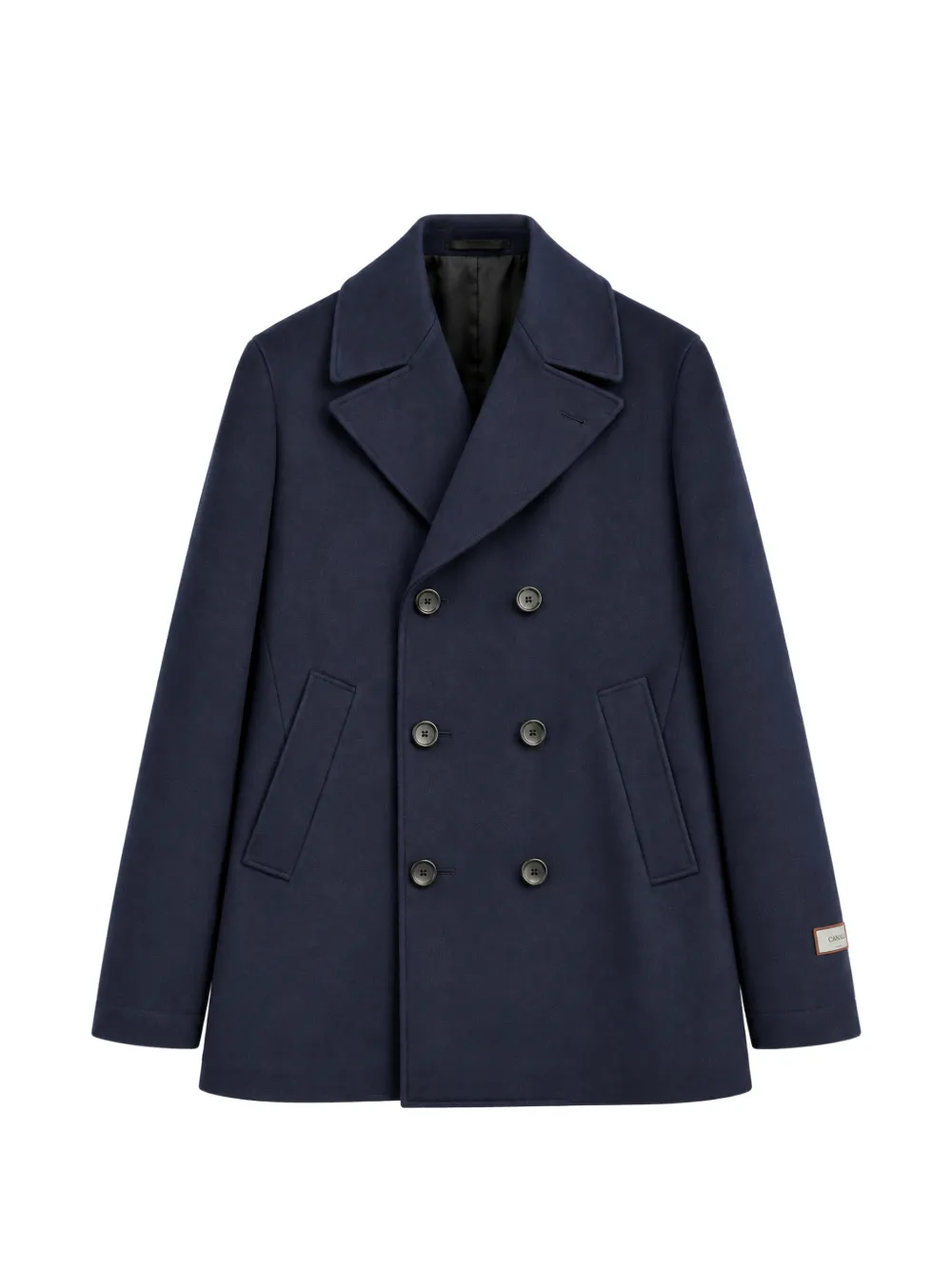 Canali double-breasted pea coat