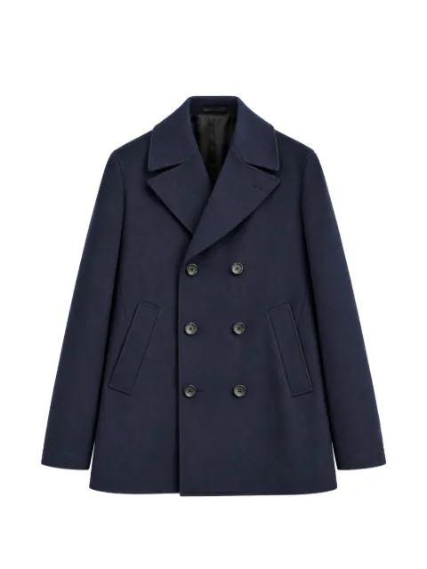 Canali double-breasted pea coat