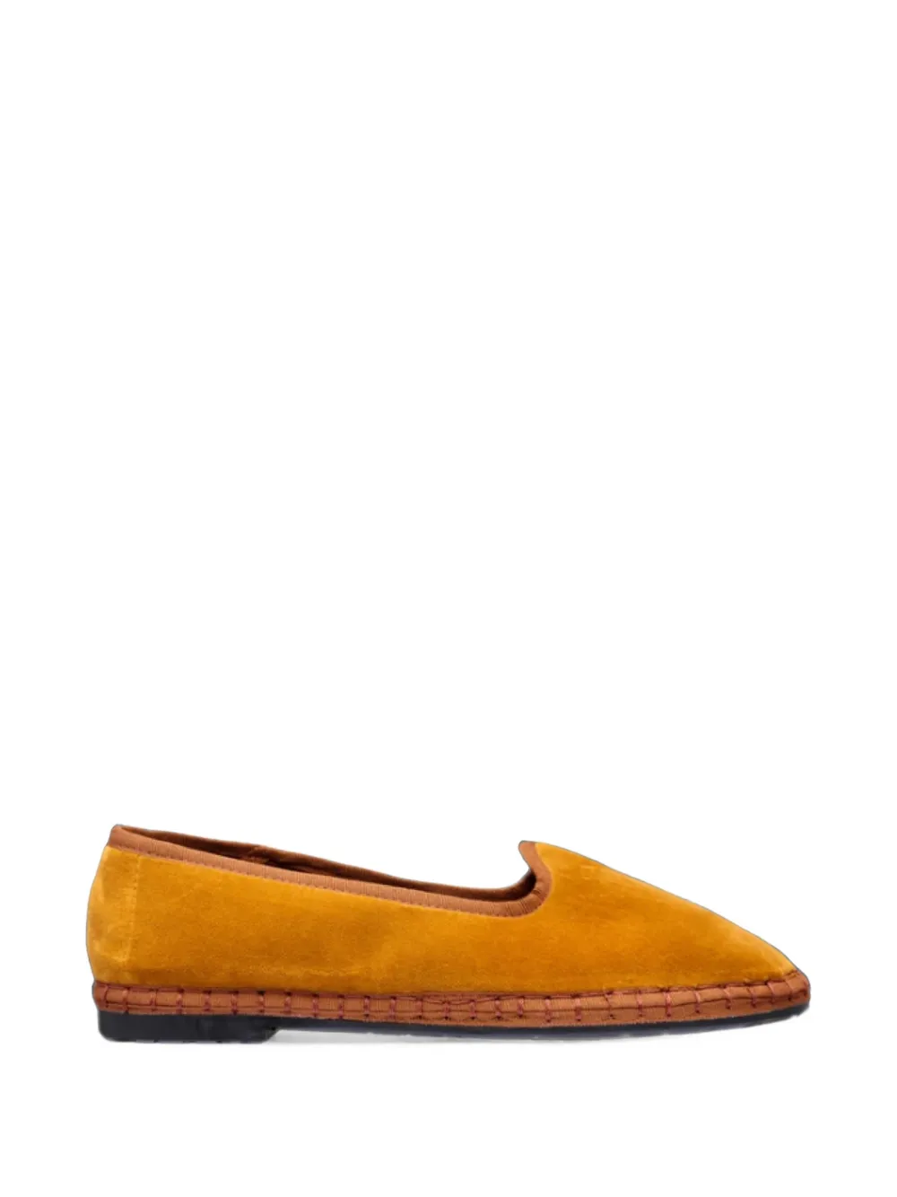 FLABELUS Diggory velvet loafers - Giallo