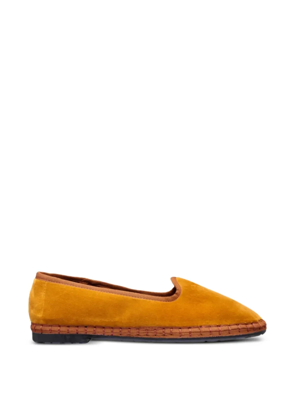 FLABELUS Diggory velvet loafers - Giallo