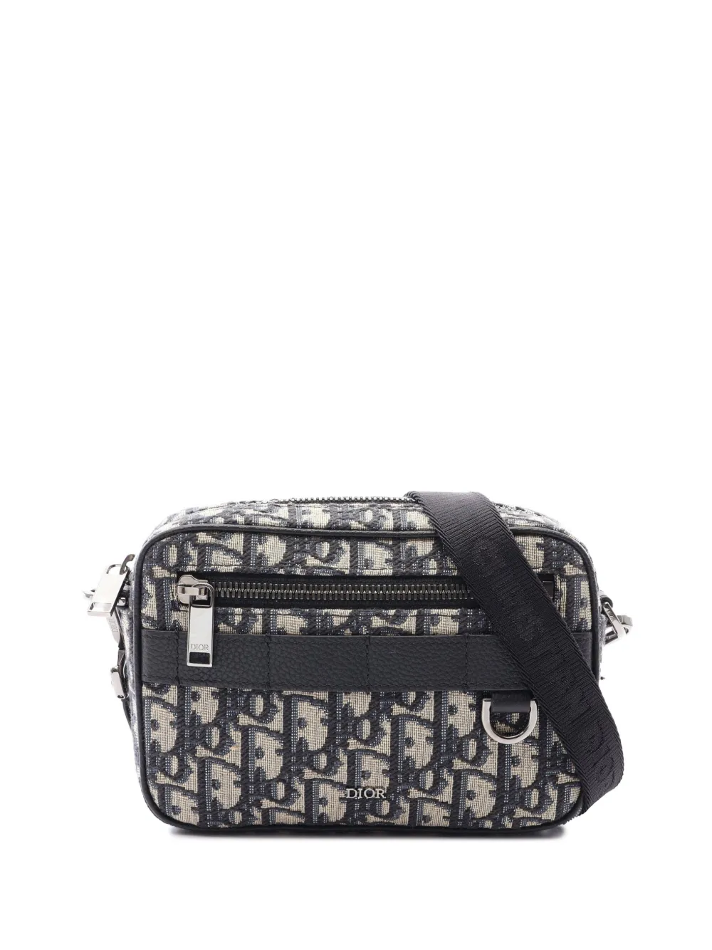 Christian Dior Pre-Owned 2000-2026 Oblique Canvas Safari crossbody bag - Blu