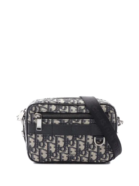 Christian Dior Pre-Owned 2000-2026 Oblique Canvas Safari crossbody bag
