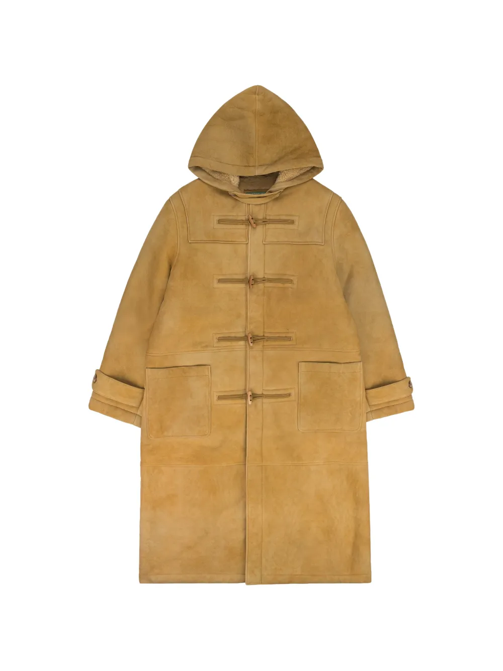 Denim Tears Derry shearling duffle coat - Toni neutri