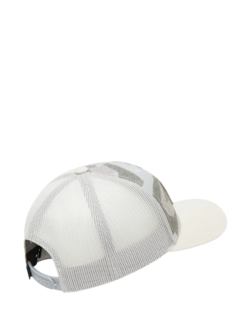 Oakley O Original camo-print trucker hat Wit