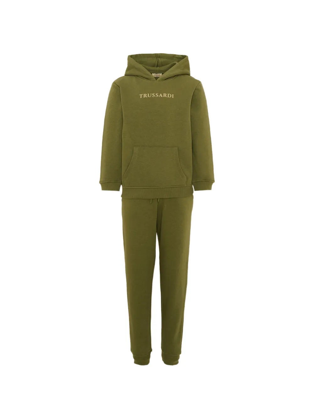 TRUSSARDI JUNIOR logo-print tracksuit - Verde