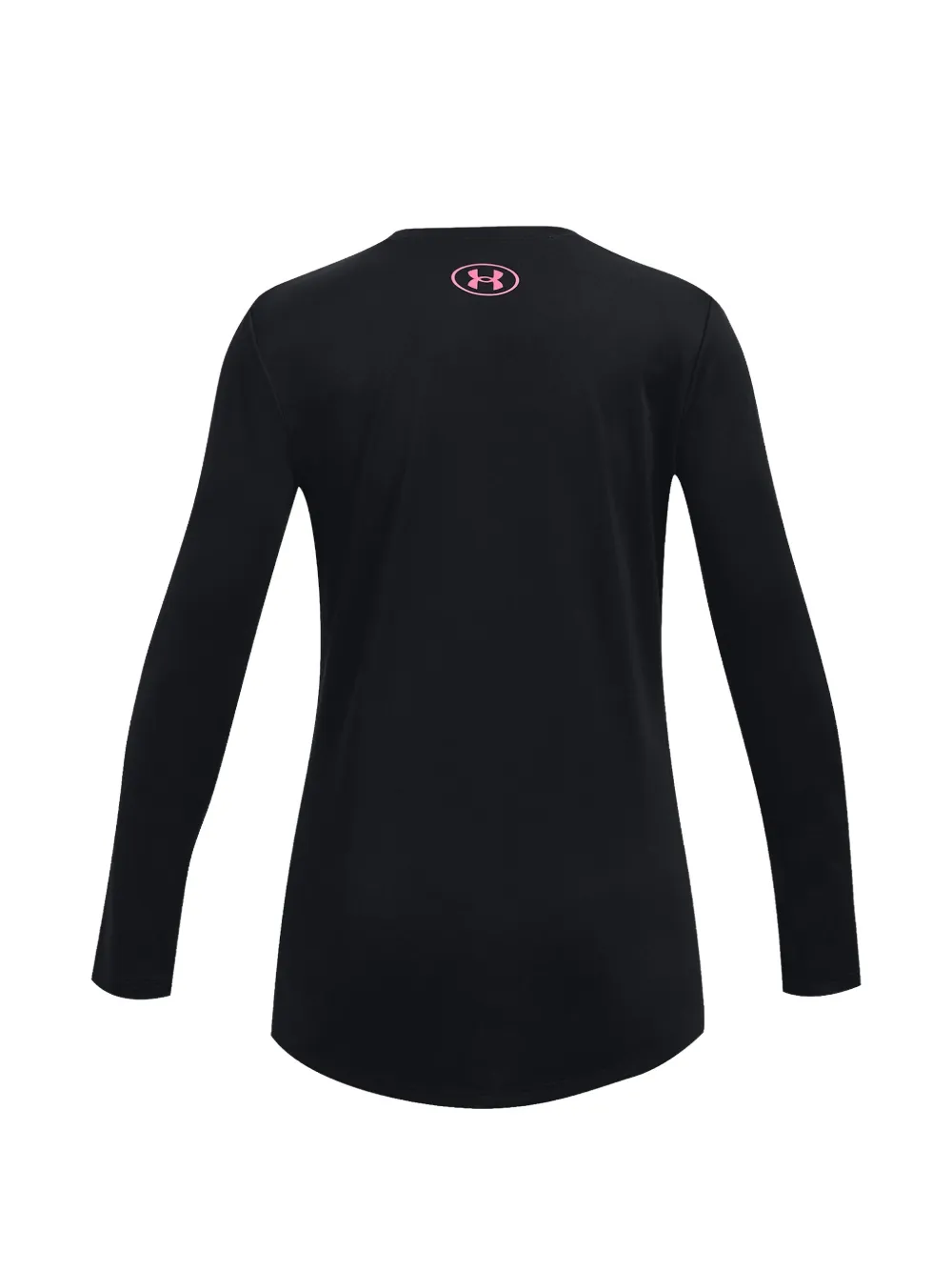 Under Armour Kids Tech™ T-shirt met lange mouwen en logo-print Zwart