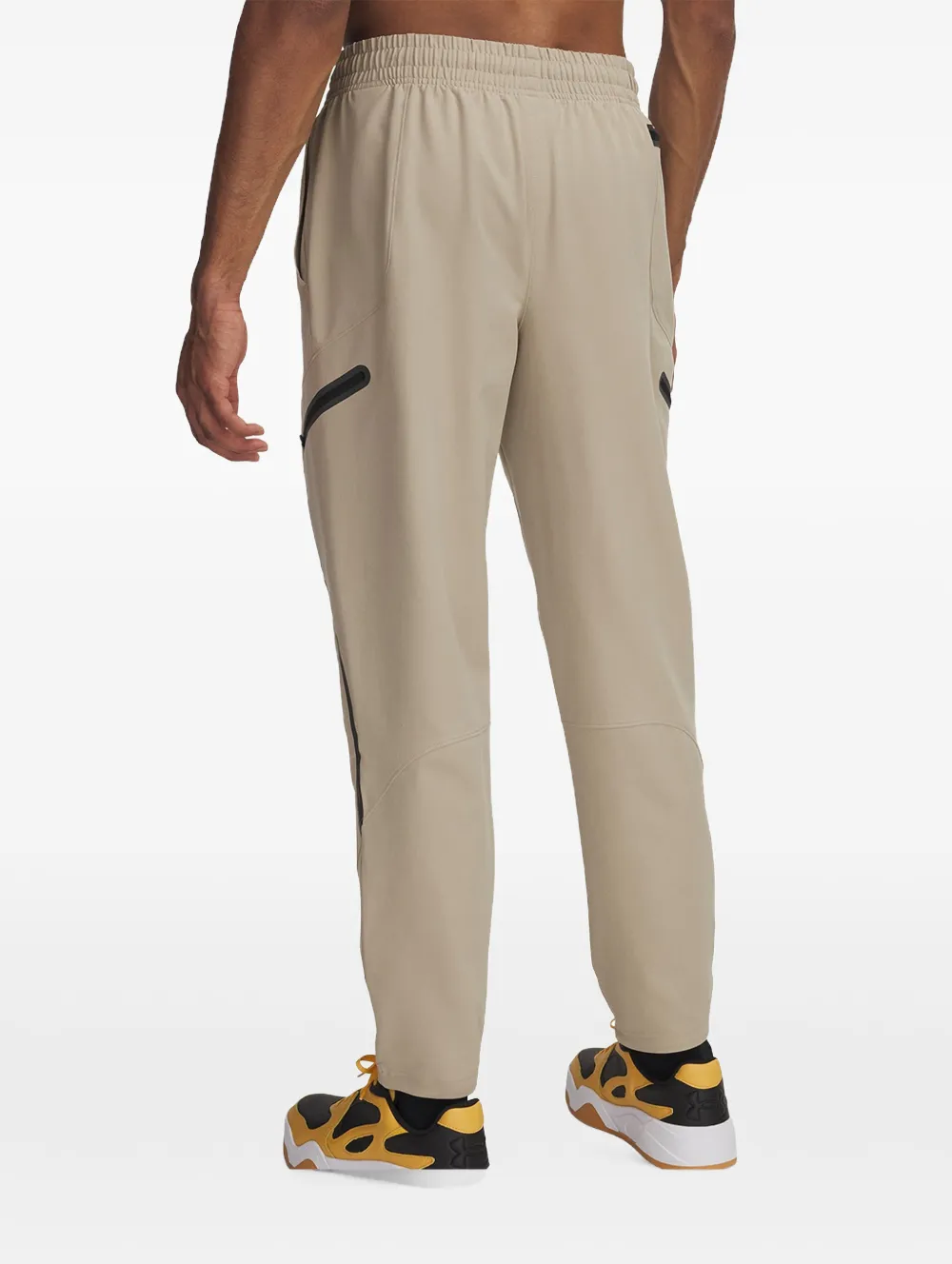 Under Armour Unstoppable trainingsbroek met cargozakken Beige