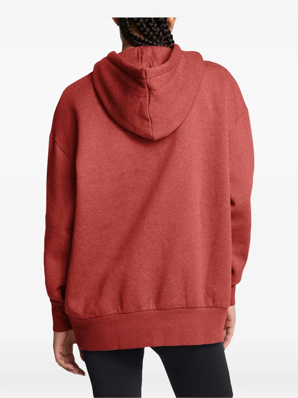Under Armour Icon Fleece hoodie Oranje