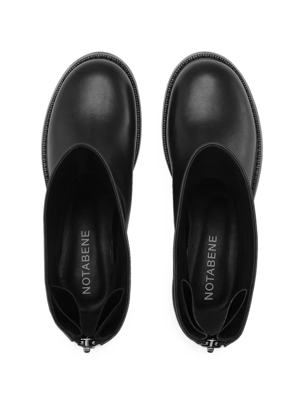 Notabene Alvyn leather boots Zwart