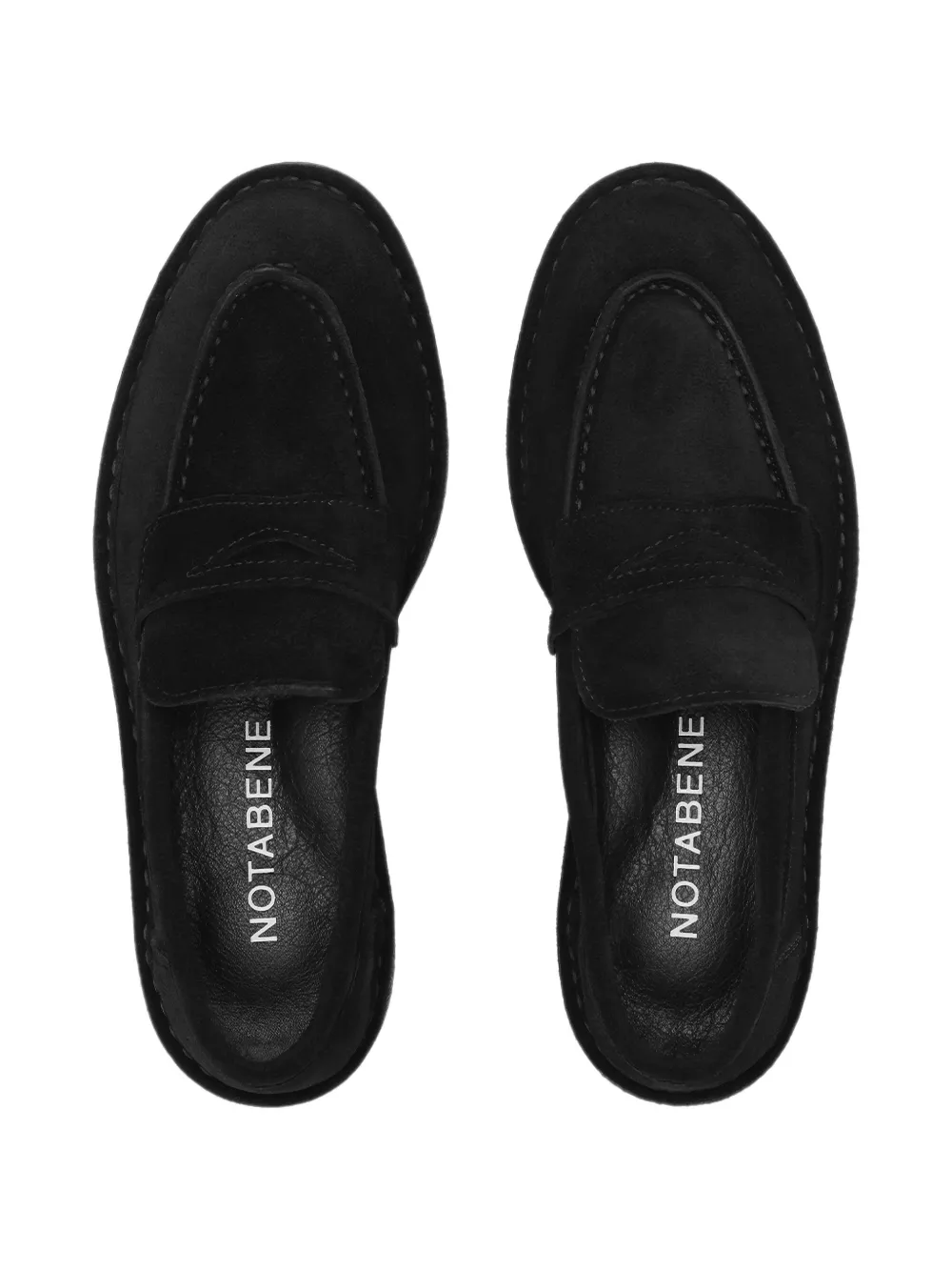 Notabene Lunelle penny loafers Zwart