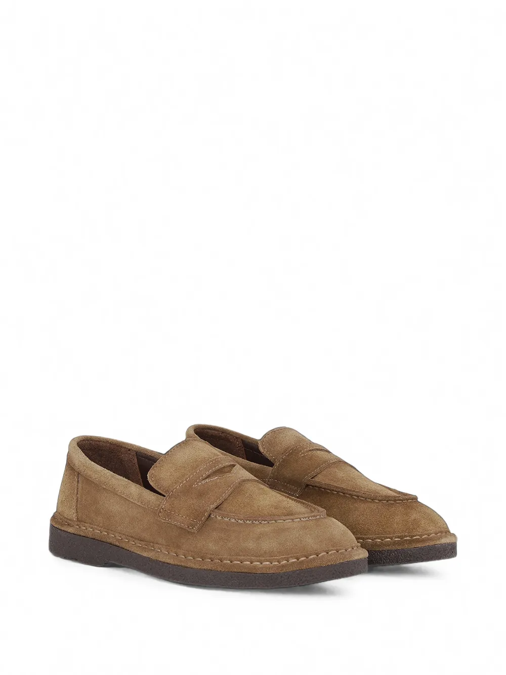Notabene Lunelle suede loafers Bruin
