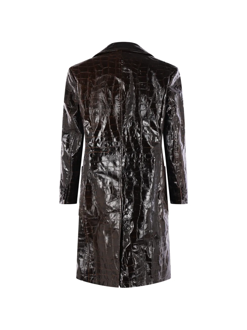 Junya Watanabe Jas met krokodillenleer-reliëf Bruin