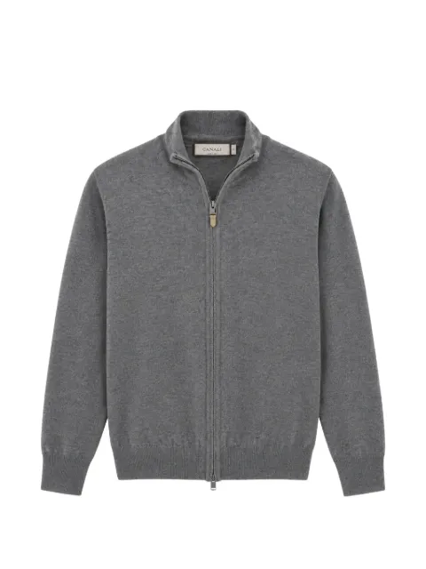 Canali zip-up cardigan