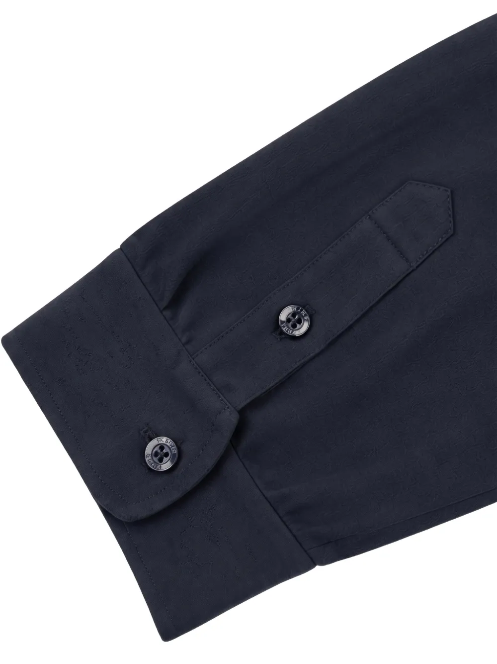 Canali Poloshirt met lange mouwen Blauw