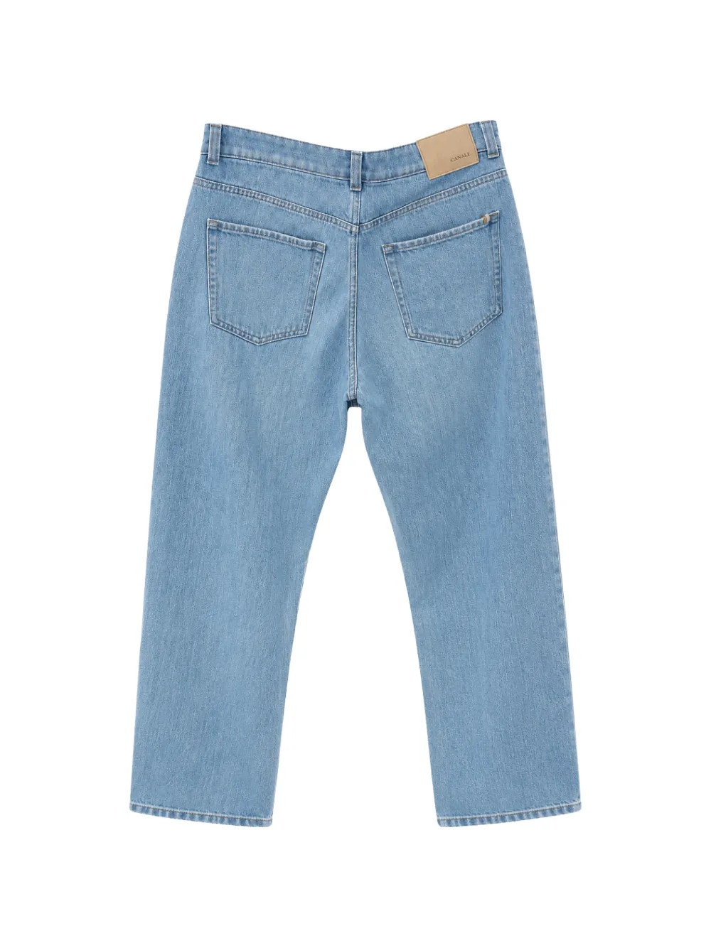 Canali Straight jeans Blauw
