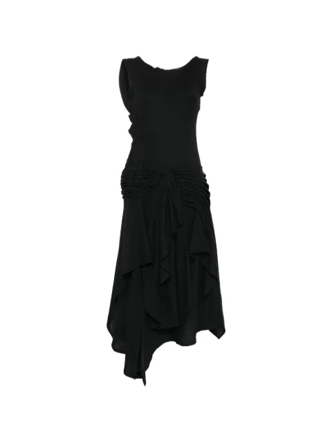 Yohji Yamamoto vestido asimétrico con volantes