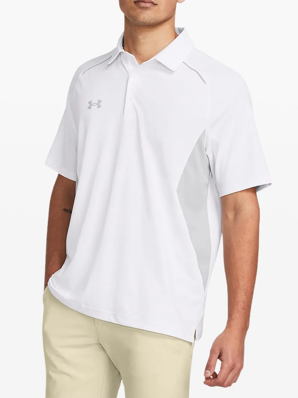 Under Armour Title performance polo shirt - Weiß