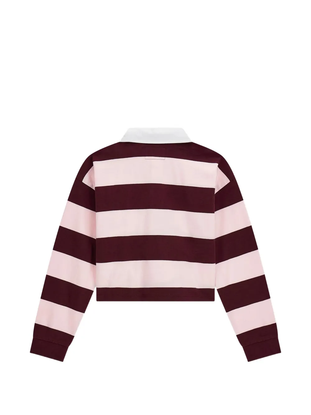 guess kids striped sequin-embellished polo shirt - Rosso