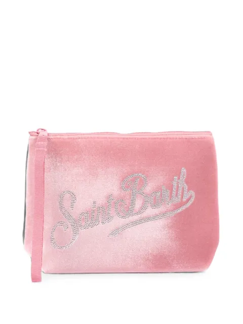 MC2 Saint Barth velvet clutch bag