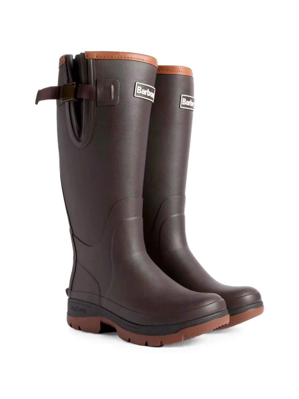 Barbour bottines de pluie Tempest à détail de boucle - Marron Barbour bottines de pluie Tempest à détail de boucle - Marron